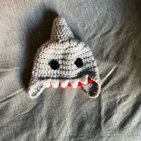 Baby’s Crochet Shark Hat - Picture 1 of 6